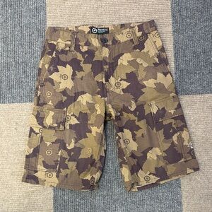 Ecko Unlimited Brown and Tan Cargo Shorts